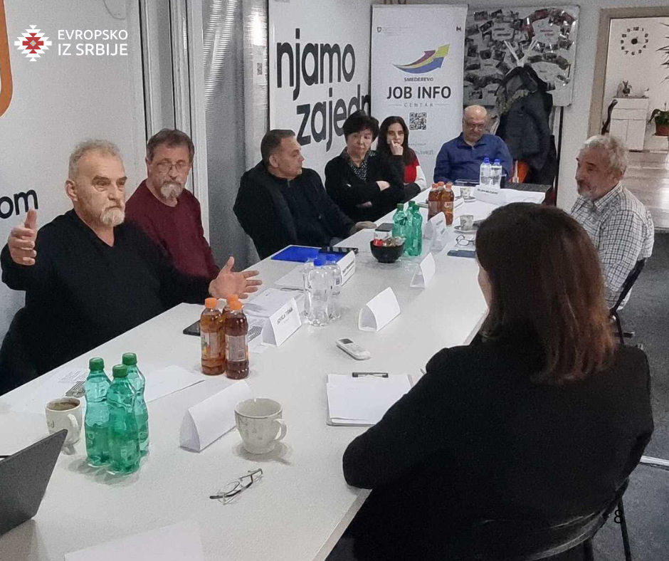 Okrugli sto o rezultatima ankete: vinsko i industrijsko nasleđe kao prioriteti za buduće delovanje u Smederevu